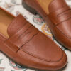 MOCASSIN COGNAC MAISON TOUFET HANNA CUIR TANNAGE VEGETAL