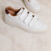 MAISON TOUFET BASKET CONFORTABLE CREME BORDEAUX CUIR LISSE GABY
