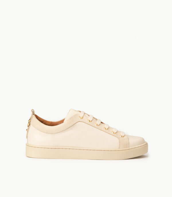 CARRE BASKETS CONFORTABLE CRÈME CUIR VELOURS CUIR LISSE FLORIDA