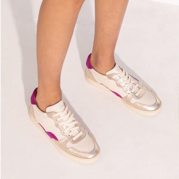 CARRE BASKETS CONFORTABLE DAHLIA CRAIE CUIR VELOURS LISA