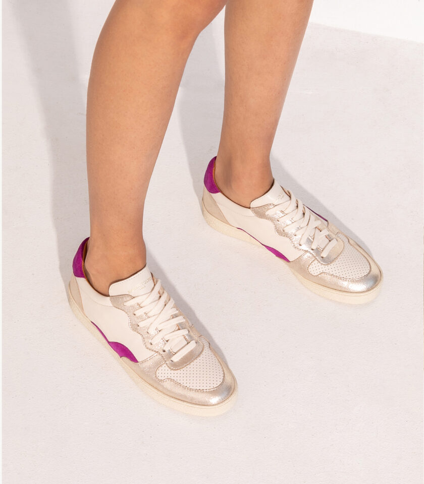 CARRE BASKETS CONFORTABLE DAHLIA CRAIE CUIR VELOURS LISA