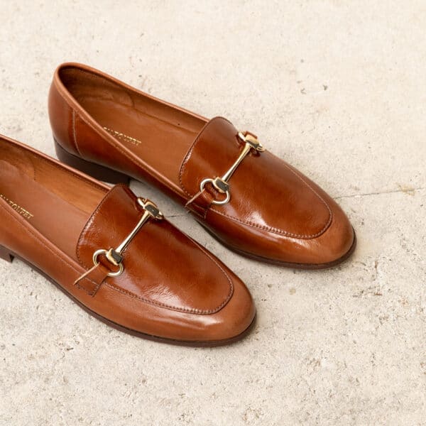 CARRE MOCASSINS CONFORTABLE GROUCHO CUIR VELOURS CLEMENCE