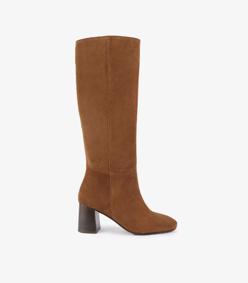 MAISON TOUFET BOTTES CONFORTABLE CAMEL VELOURS PALOMA