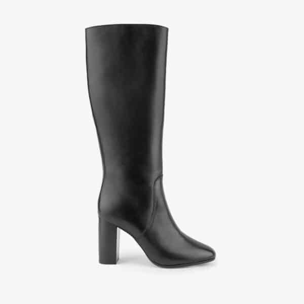 MAISON TOUFET BOTTES CONFORTABLE NOIR CUIR LISSE NELLY