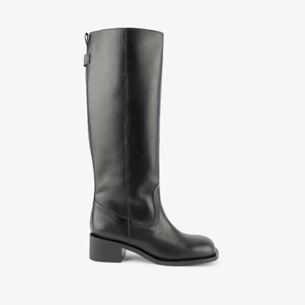 MAISON TOUFET BOTTES CONFORTABLE NOIR CUIR LISSE PAM copie