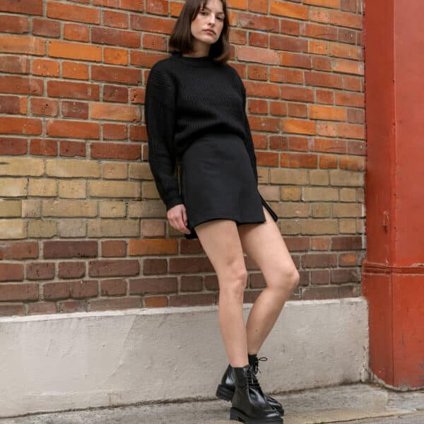 MAISON TOUFET BOTTINES CONFORTABLE NOIR CUIR GLACÉ GEMMA
