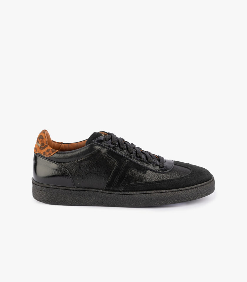 MAISON TOUFET BASKETS CONFORTABLE NOIR SOLVEIG