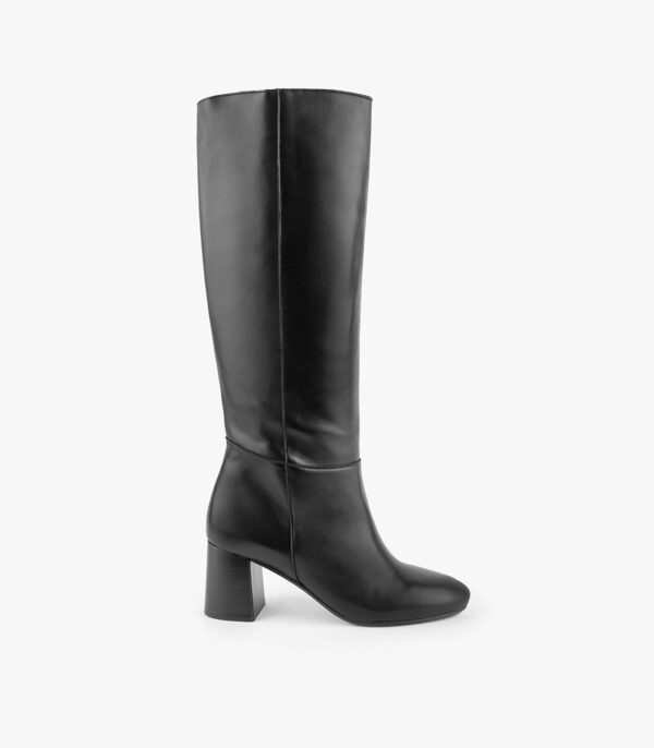 MAISON TOUFET BOTTES CONFORTABLE NOIR CUIR PALOMA