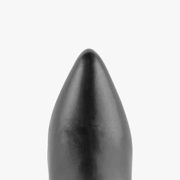 MAISON TOUFET BOTTES CONFORTABLE NOIR CUIR PIA