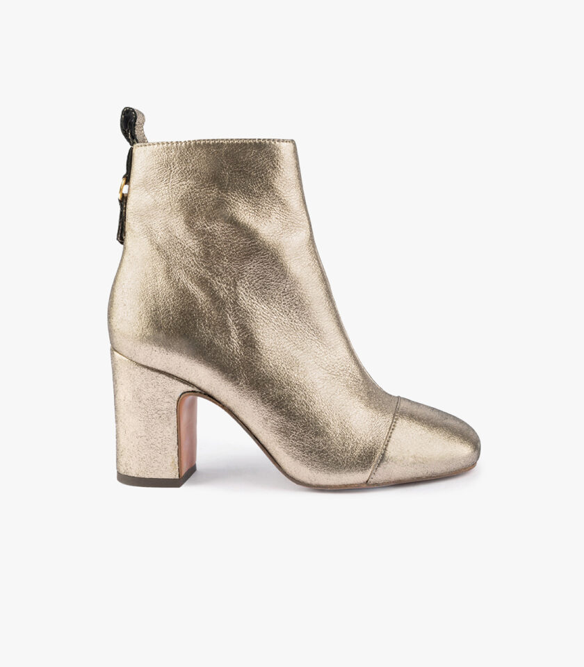 MAISON TOUFET BOTTINES CONFORTABLE DORÉ YESMINE