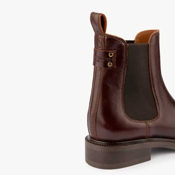 MAISON TOUFET BOTTINES CONFORTABLE WHISKY CUIR GLACÉ MAXINE