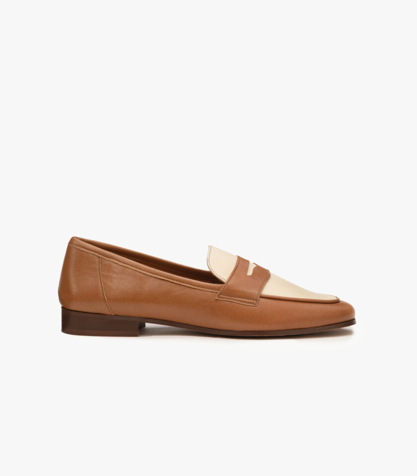 MAISON TOUFET EMOCASSINS CONFORTABLE CAMEL HANNA