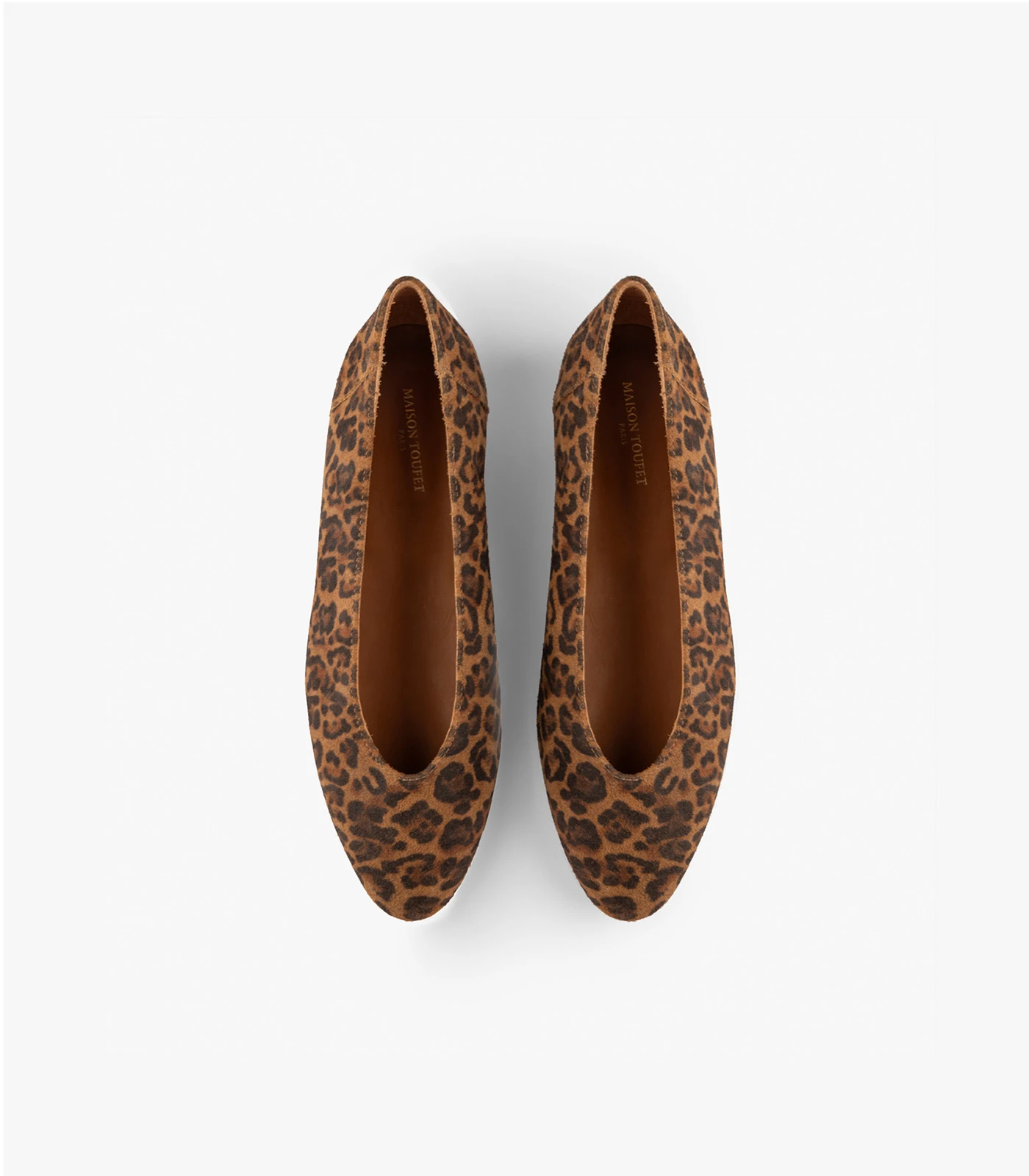 Mocassins en cuir noir avec boucle dorée Maison Toufet